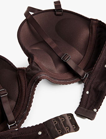 Kaşkorse Viskon Rahat Kalıp Destekli Ekstra Dolgulu Puantiyeli Maximizer Sütyen