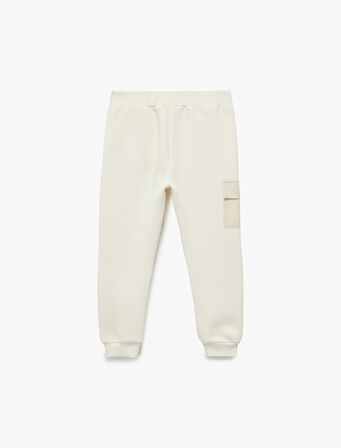 Cep Detaylı Beli Bağcıklı Jogger Eşofman Altı