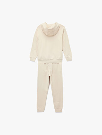 Pamuklu Şardonlu Basic Eşofman Seti