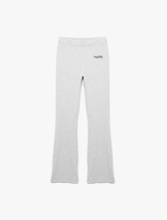 Normal Bel Dar Kesim İşleme Detaylı Ribanalı Pijama Altı
