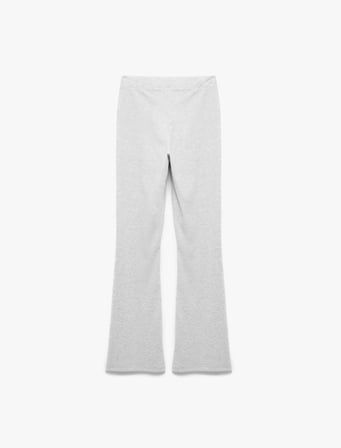 Normal Bel Dar Kesim İşleme Detaylı Ribanalı Pijama Altı