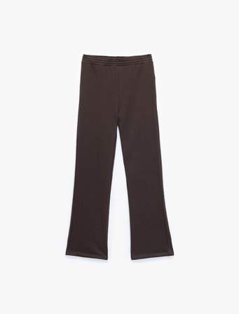 Slim Fit Düz Paça Eşofman Altı
