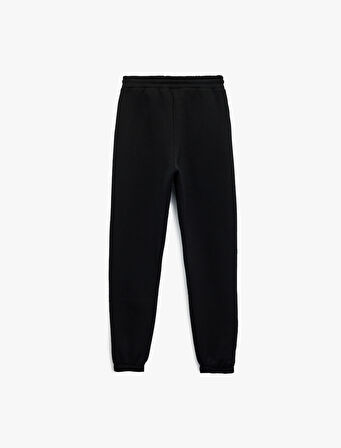 Rahat Kalıp Pamuklu Beli Bağcıklı 2'li Jogger Eşofman Altı Seti