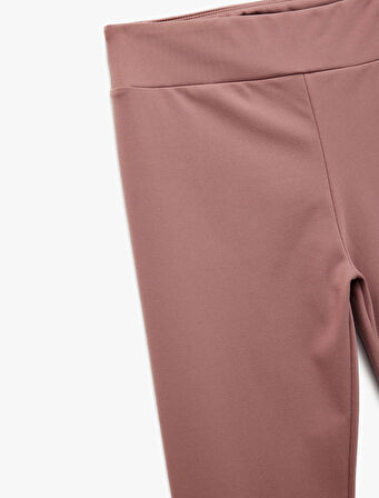 Beli Lastikli Dikişsiz Basic Tayt