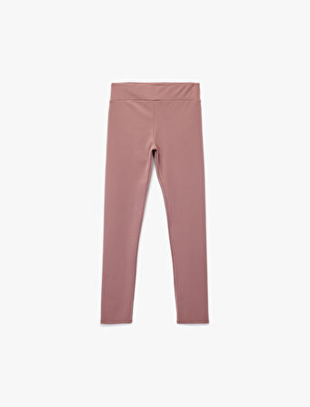 Beli Lastikli Dikişsiz Basic Tayt