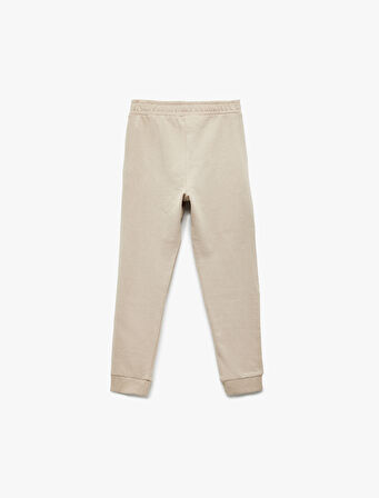 Şardonlu Cep Detaylı Beli Lastikli Basic Eşofman Altı