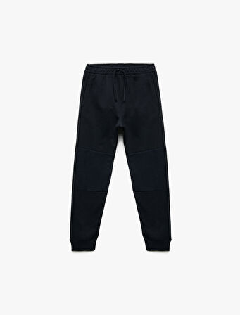 Şardonlu Cep Detaylı Beli Lastikli Basic Eşofman Altı