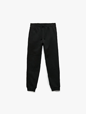 Şardonlu Cep Detaylı Beli Lastikli Basic Eşofman Altı