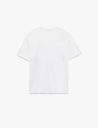 Regular Fit Bisiklet Yaka Pamuklu Kısa Kollu Basic Tişört