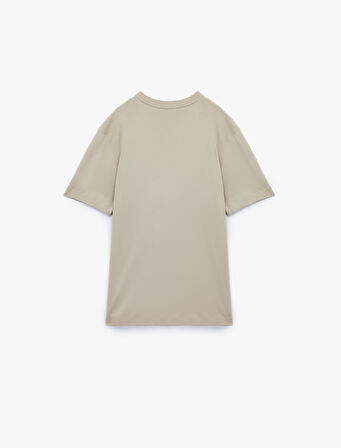 Regular Fit Bisiklet Yaka Pamuklu Kısa Kollu Basic Tişört