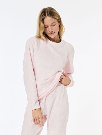 Beli Bağlamalı Rahat Kalıp Katlamalı Paça Pijama Altı