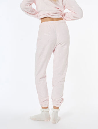 Beli Bağlamalı Rahat Kalıp Katlamalı Paça Pijama Altı