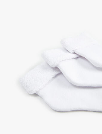 Pamuklu 3'lü Havlu Çorap Seti