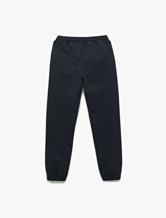 Rahat Lastikli Paça Cepli Basic Jogger Eşofman Altı