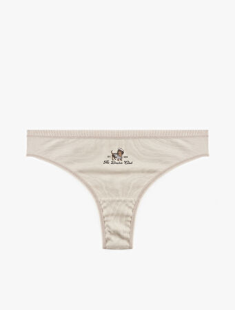 Rahat Kalıp Pamuklu Baskılı Brazilian Külot