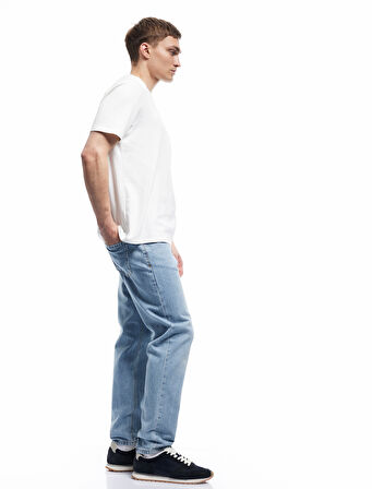 Normal Bel Pamuklu Tapered Fit Jean Pantolon - Joe Jean