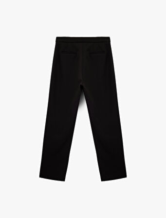 Aksesuar Detaylı Havuç Kesim Kumaş Pantolon