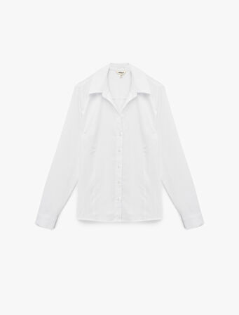 Uzun Kollu Klasik Yaka Slim Fit Gömlek