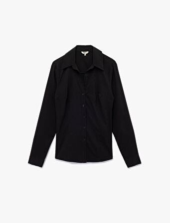 Uzun Kollu Klasik Yaka Slim Fit Gömlek