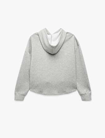 Regular Fit Kanguru Cepli Uzun Kollu Kapüşonlu Sweatshirt