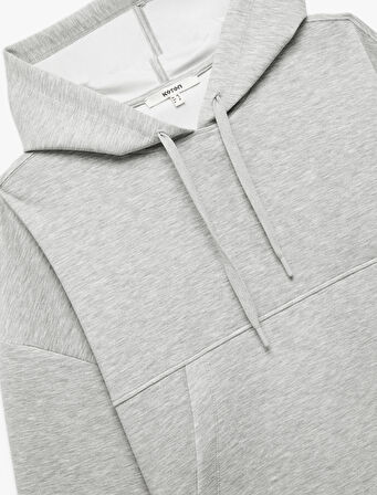 Regular Fit Kanguru Cepli Uzun Kollu Kapüşonlu Sweatshirt