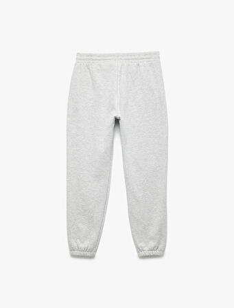 Beli Lastikli Cep Detaylı Basic Jogger Eşofman Altı 