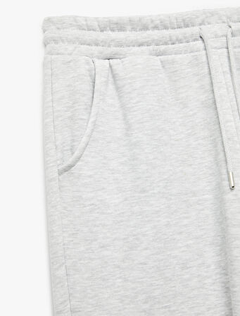 Beli Lastikli Cep Detaylı Basic Jogger Eşofman Altı 