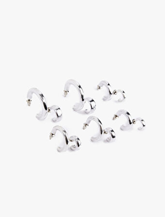 6'lı Halka Küpe Seti