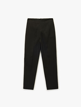 Regular Fit Yüksek Bel Cigarette Kumaş Pantolon