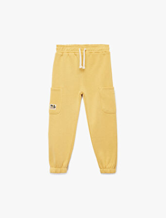 Şardonlu Beli Lastikli Basic Jogger Eşofman Altı