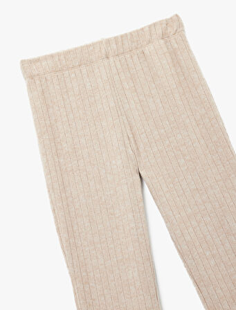 Rahat Kesim Beli Lastikli İspanyol Paça Pijama Altı