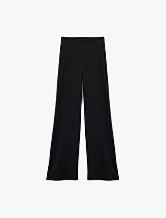 Yüksek Bel İspanyol Paça Spor Eşofman Altı