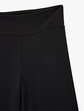 Yüksek Bel İspanyol Paça Spor Eşofman Altı