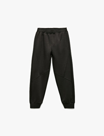 Viskon Karışımlı Cepli Basic Jogger Eşofman Altı