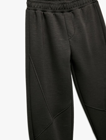 Viskon Karışımlı Cepli Basic Jogger Eşofman Altı