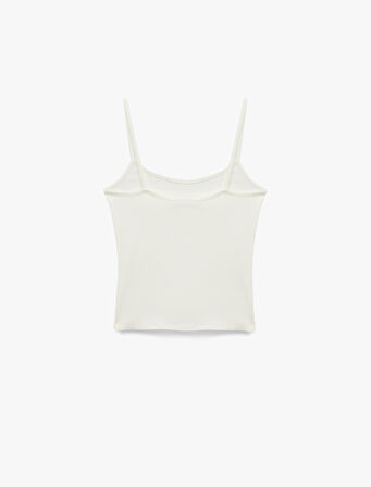 Viskon Kumaş Slim Fit 2'li İnce Askılı Atlet