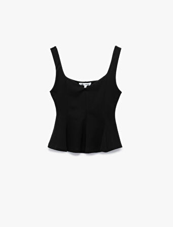 V Yaka Basic Askılı Atlet