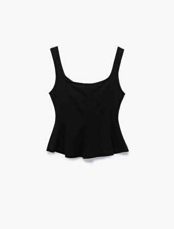 V Yaka Basic Askılı Atlet