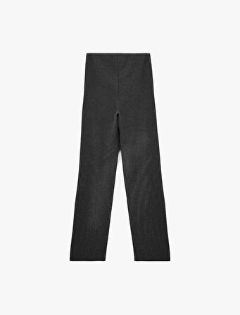 Bürümcük Kumaş Slim Fit Uzun Düz Paça Pantolon