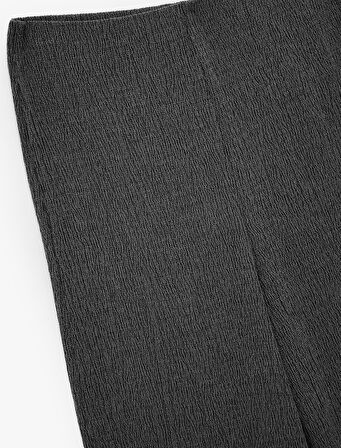 Bürümcük Kumaş Slim Fit Uzun Düz Paça Pantolon