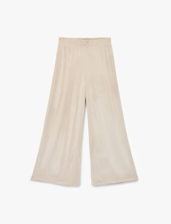 Rahat Kalıp Cep Detaylı Geniş Paça Pijama Altı