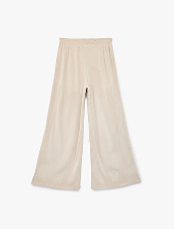 Rahat Kalıp Cep Detaylı Geniş Paça Pijama Altı