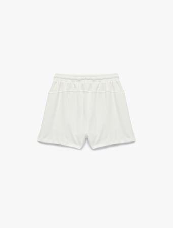 Slim Fit Yüksek Bel Pamuklu Bağcıklı Mini Şort
