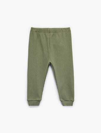 Ribanalı Beli Lastikli Basic Jogger Eşofman Altı