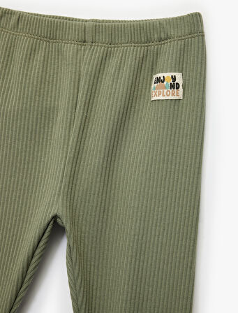 Ribanalı Beli Lastikli Basic Jogger Eşofman Altı