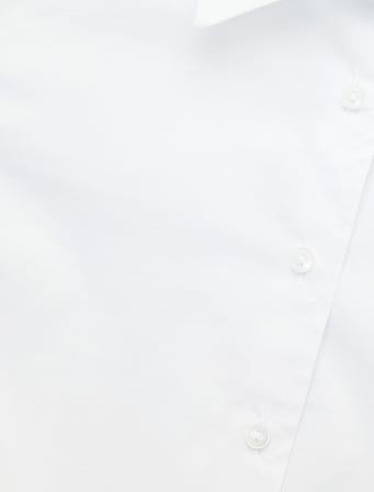 Pamuklu Uzun Kollu Klasik Yaka Slim Fit Poplin Gömlek