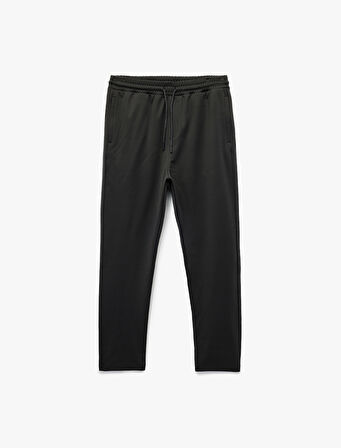 Cep Detaylı Beli Bağcıklı Spor Eşofman Altı