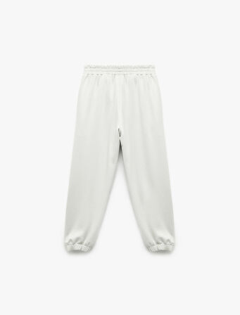 Pamuklu Beli Lastikli Basic Jogger Eşofman Altı
