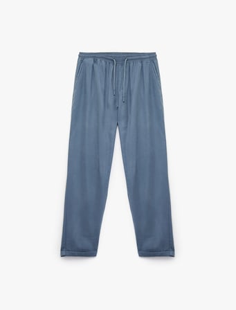 Viskon Cep Detaylı Rayon Tapered Beli Bağcıklı Pantolon