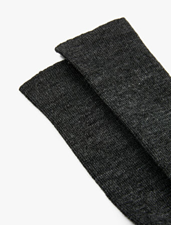 Desenli Soket Çorap